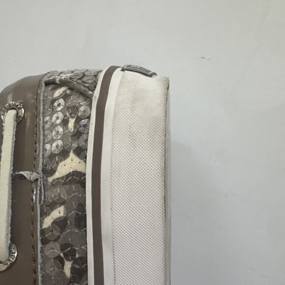 Sperry‎ Top-Sliders Leopard Cheetah Print Slip On Boat Shoes Size 8.5 - Picture 9 of 12